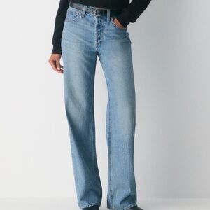 Denim Forum The 90s Mid Rise Wide Jean